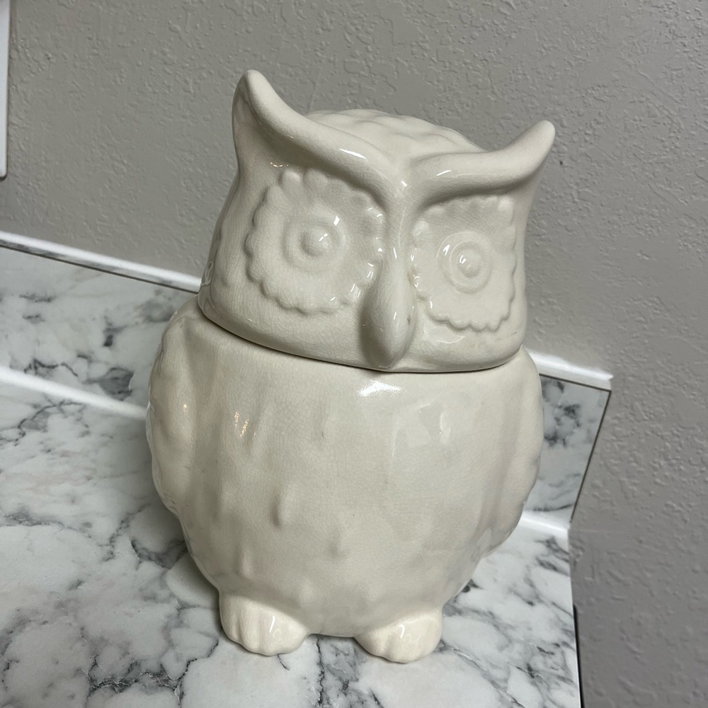 Ceramic Owl Cookie Jar